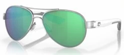 Costa Del Mar 6S4006 Glasses -Easy Glasses shop. 6s4006 palladium w green mirror lenses