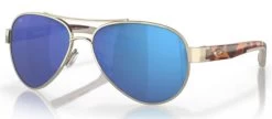 Costa Del Mar 6S4006 Glasses -Easy Glasses shop. 6s4006 rose gold w blue mirror lenses 400619