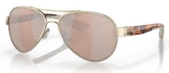 Costa Del Mar 6S4006 Glasses -Easy Glasses shop. 6s4006 rose gold w copper silver mirror lenses