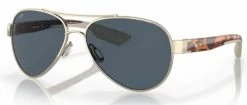 Costa Del Mar 6S4006 Glasses -Easy Glasses shop. 6s4006 rose gold w gray lenses