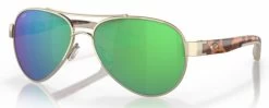 Costa Del Mar 6S4006 Glasses -Easy Glasses shop. 6s4006 rose gold w green mirror lenses 400611