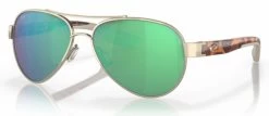 Costa Del Mar 6S4006 Glasses -Easy Glasses shop. 6s4006 rose gold w green mirror lenses 400622
