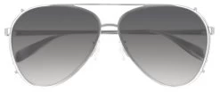 Alexander McQueen AM0263S Glasses -Easy Glasses shop. am0263s silver
