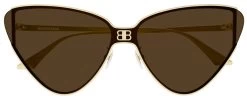 Balenciaga BB0191S Glasses -Easy Glasses shop. bb0191s goldgoldbrown