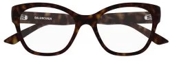 Balenciaga BB0213O Glasses -Easy Glasses shop. bb0213o havana havana transparent