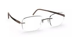 Silhouette Blend 5555CR Glasses -Easy Glasses shop. blend 5555cr leather brown