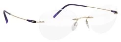 Silhouette Colorwave 5500 BB Glasses -Easy Glasses shop. colorwave 5500 bb gold with purple