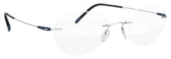 Silhouette Colorwave 5500 BB Glasses -Easy Glasses shop. colorwave 5500 bb silver with blue