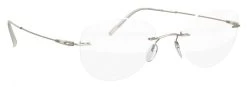 Silhouette Colorwave 5500 BB Glasses -Easy Glasses shop. colorwave 5500 bb silver with white
