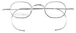 Dolomiti Eyewear DM5 Cable Glasses -Easy Glasses shop. dm5 cable shiny silver