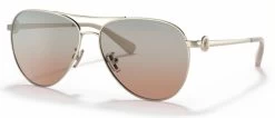 Coach HC7128 Glasses -Easy Glasses shop. hc7128 shiny light gold w grey orange gradient lenses