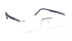 Silhouette Identity 5535HZ Glasses -Easy Glasses shop. identity 5535hz rhodium navy blue