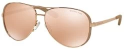 Michael Kors MK5004 CHELSEA Glasses -Easy Glasses shop. mk5004 chelsea rose goldtaupe w rose gold flash lenses