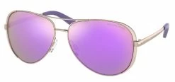 Michael Kors MK5004 CHELSEA Glasses -Easy Glasses shop. mk5004 chelsea rose goldtone w purple mirror lenses