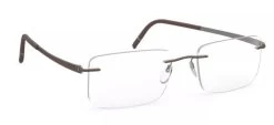 Silhouette Momentum 5529EY Glasses -Easy Glasses shop. momentum 5529ey ruthenium cohiba brown