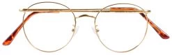 Dolomiti Eyewear Panto 24Kt Gold Skull Glasses