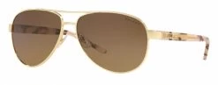 Ralph RA4004 Glasses -Easy Glasses shop. ra4004 shiny gold w polar yellow gradient brown lenses