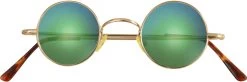 Dolomiti Eyewear RC2/S Sunglasses - Mirrors Glasses -Easy Glasses shop. rc2s sunglasses mirrors shiny gold with chicago green mirror lenses