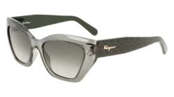 Salvatore Ferragamo SF1043S Glasses -Easy Glasses shop. sf1043s transparent forest green