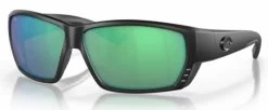 Costa Del Mar Tuna Alley 6S9009 Glasses -Easy Glasses shop. tuna alley 6s9009 blackout w green mirror lenses