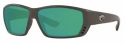 Costa Del Mar Tuna Alley 6S9009 Glasses -Easy Glasses shop. tuna alley 6s9009 matte steel gray metallic w green mirror lenses
